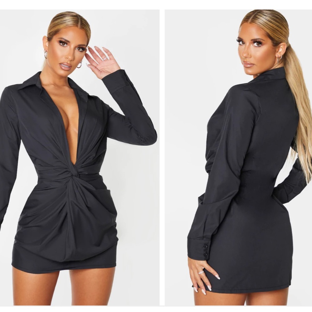 Brand new Pretty little thing plunge dress size 0